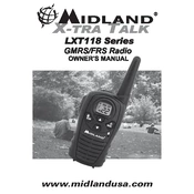 Midland LXT118 X-tra Talk manual cover