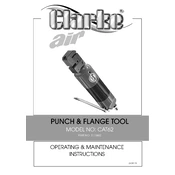 Clarke 3110462 CAT62 Punch Flange Tool manual cover