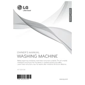 LG WT1001CW WT1001CW.ABWEEUS Washing Machine manual cover