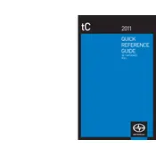 Scion tC 2011 Coupe manual cover