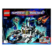 LEGO Space Police 5985-1 Construction Set manual cover