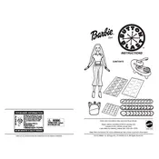 Barbie Mattel Button Blast 56946 Toy manual cover