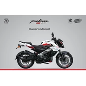 Bajaj Pulsar NS200 manual cover