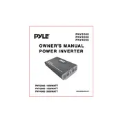 Pyle PNV2000 Power Inverter manual cover