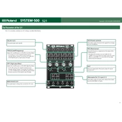 Roland System-521 manual cover