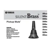 Yamaha Pickup Mute PM1X Brass manual cover