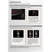 Acura MDX Power Tailgate 2015 SUV manual cover