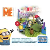 Mega Bloks Mattel Despicable Me Medieval Mischief DPG69 Construction Set manual cover