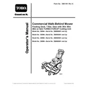 Toro Turbo Force 30094 Mower manual cover