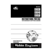 Subaru EH64D Engine manual cover