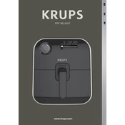 Krups AJ1000US Fryer manual cover