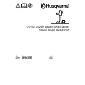 Husqvarna DS150 Drill manual cover