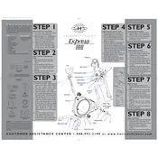 Horizon Fitness Express 100 2003 Upright Bike manual cover