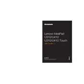 Lenovo IdeaPad U310 Touch Laptop manual cover