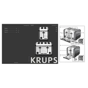 Krups KH722D50 Toaster manual cover