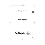 De Dietrich DOP390XH1 Oven manual cover