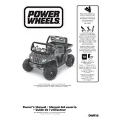 Power Wheels Mattel Arctic Cat DWR16 Toy manual cover