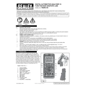 Sealey TA203.V2 Multimeter manual cover