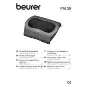 Beurer FM 39 Massager manual cover