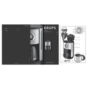 Krups KM740D50 Coffee Machine manual cover