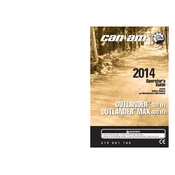 Can-Am Outlander 400 EFI 2014 Vehicle manual cover