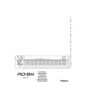 Roland RD-64 manual cover