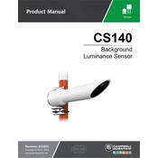 Campbell Scientific CS140 Sensor manual cover