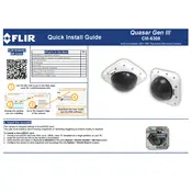 Flir Quasar Gen III CM-6308 Camera manual cover