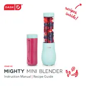 Dash DMB100 Mighty Mini Blender manual cover