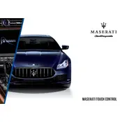 Maserati Quattroporte Touch Control 2017 Sedan manual cover