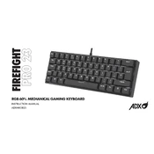 ADX Firefight PRO 23 ADXMK0823 Keyboard manual cover