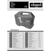 Scheppach Air Force 3 5906127901 Compressor manual cover