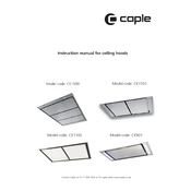 Caple CE901 Hood manual cover