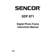 Sencor SDF 871 W Frame manual cover