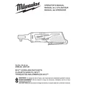 Milwaukee M12 2456-20 Screwdriver manual cover