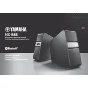 Yamaha NX-B55 Speaker manual cover