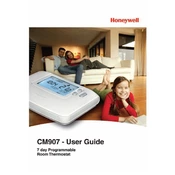 Honeywell CM907 Thermostat manual cover