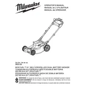 Milwaukee M18 Fuel 2823-20 Mower manual cover