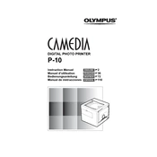 Olympus P-10 manual cover