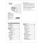 Casio QV10 Camera manual cover