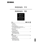 Yamaha Modus F01 Piano