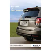 Subaru Forester 2.0XT Touring 2017 manual cover