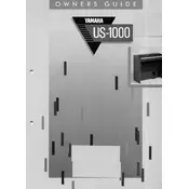 Yamaha US-1000 Keyboard manual cover