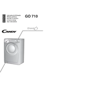 Candy GO 710-16S manual cover