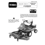 Toro ProLine 52-inch 30753 Mower manual cover