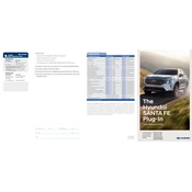 Hyundai Santa Fe Plugin Hybrid 2022 SUV manual cover