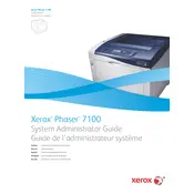 Xerox Phaser 7100 Printer manual cover