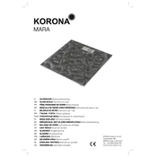 Korona 73530 Scale manual cover