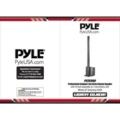 Pyle PSTG1050 Speaker manual cover