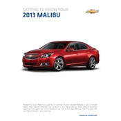 Chevrolet Malibu 2013 manual cover